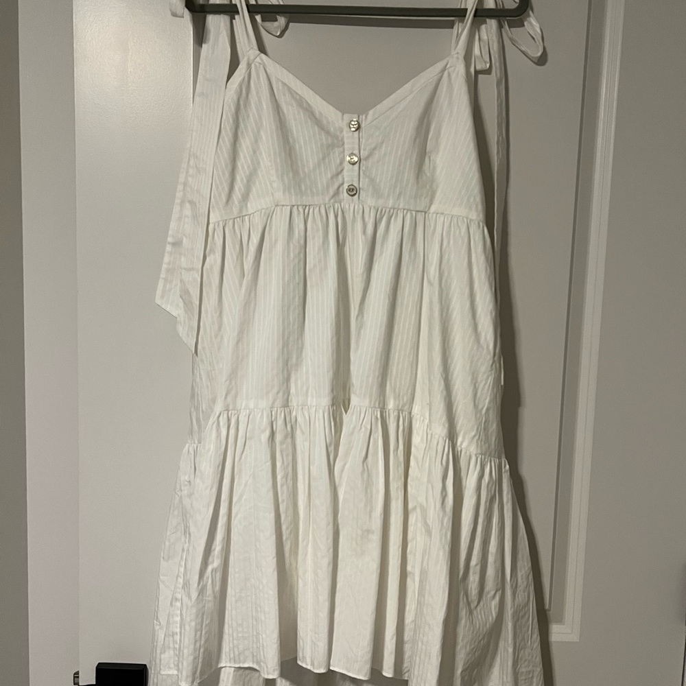 Caroline Constas White Elle Dress